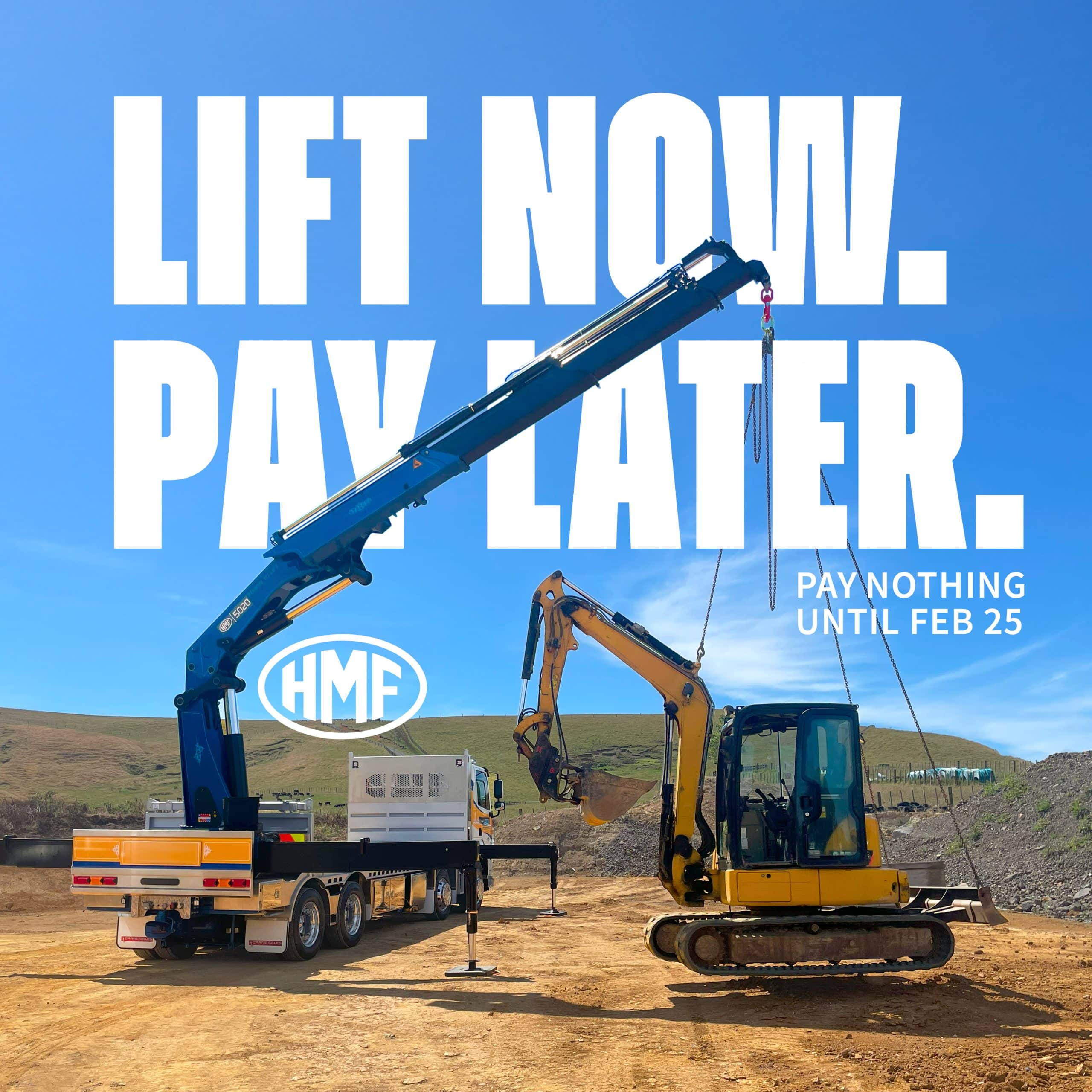 HMF Buy Now Pay Later Crane Sales NZ